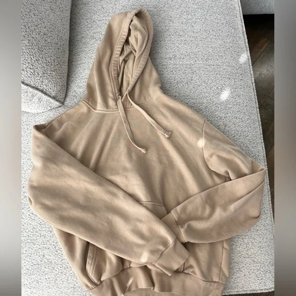 Tan hoodie from H M